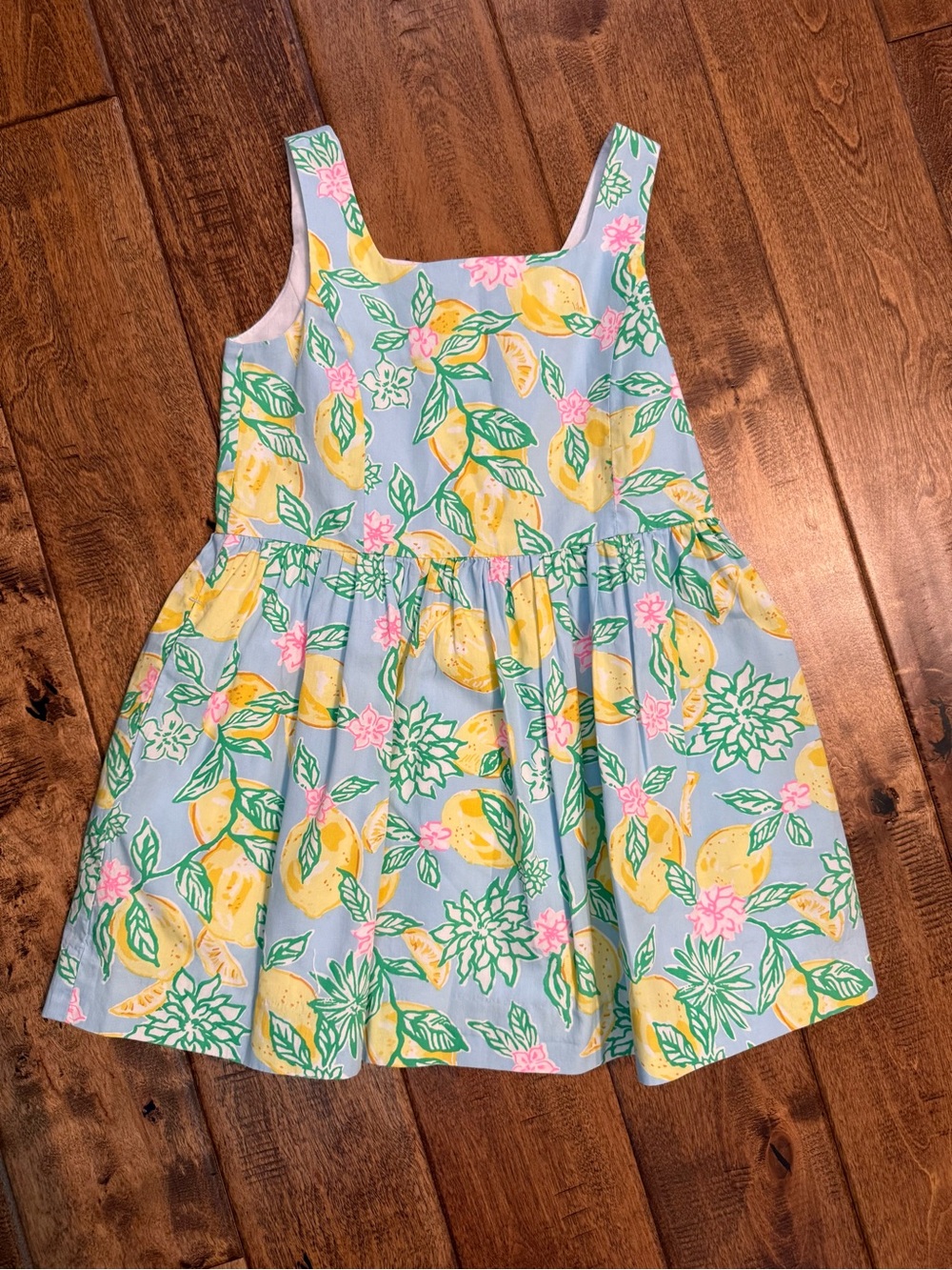 Lilly Pulitzer girls dress blue and yellow size 5